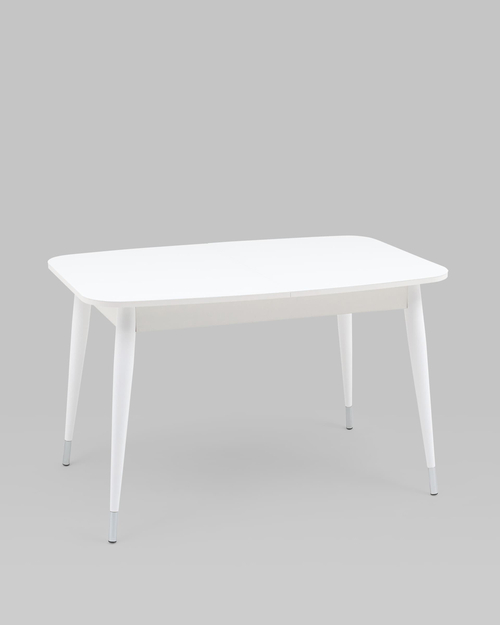 Стол обеденный сидней раскладной 120-160*80 белый матовый ут000036207 stool group